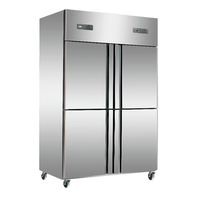 Os vegetais comerciais de SCUC2D indicam portas dobro do refrigerador ereto do refrigerador