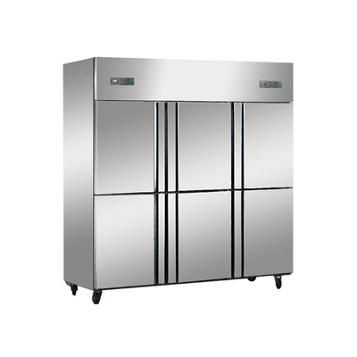 Os vegetais comerciais de SCUC2D indicam portas dobro do refrigerador ereto do refrigerador