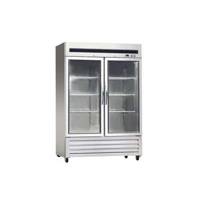 Congelador ereto comercial da exposição da porta de Singel do armário do refrigerador 1-Door de USACUC1D