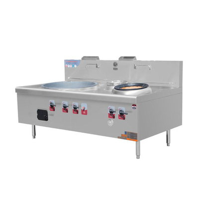 Do aquecedor de aço inoxidável de 2 queimadores 1 de DJJSCDWSB estilo chinês que cozinha a escala