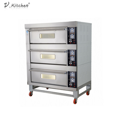 1 controle mecânico do temporizador de Tray Electric Bakery Oven Machine da plataforma 1