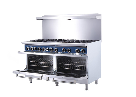 Queimador comercial do gás 60-Inch 10-Open do equipamento da cozinha do restaurante