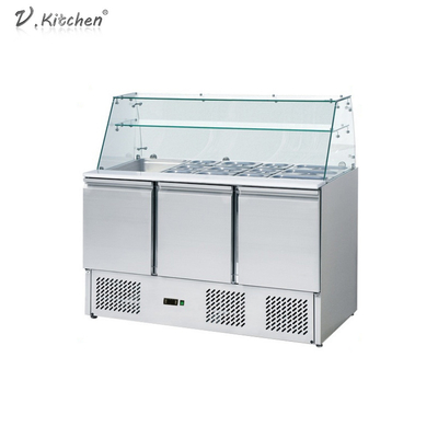 refrigerador comercial de Counder das portas do equipamento de refrigeração 390L 3