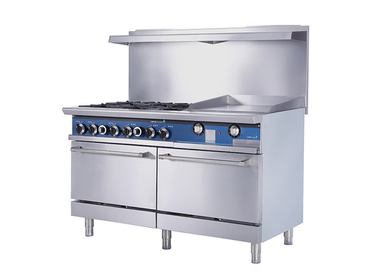 Queimador comercial do gás 60-Inch 10-Open do equipamento da cozinha do restaurante