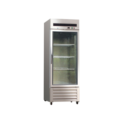 Congelador ereto comercial da exposição da porta de Singel do armário do refrigerador 1-Door de USACUC1D
