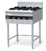 Estilo chinês de P-OFR-4-DB que cozinha o queimador aberto do gás 4-Range da escala com estação