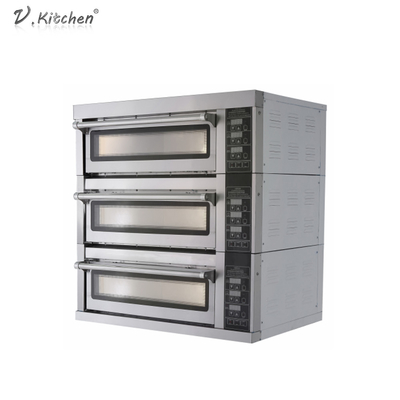 Pita Bread Bakery Oven Machine francesa giratória 3 bandejas da plataforma 3