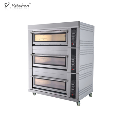 Forno giratório da convecção 220V Pita Bread Pizza Baking Gas