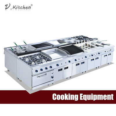Equipamento de aço inoxidável de cozimento comercial da cozinha do equipamento um serviço da parada